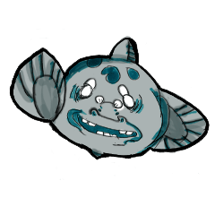 [LINEスタンプ] ご長寿怪魚・椎良（しいら）さん