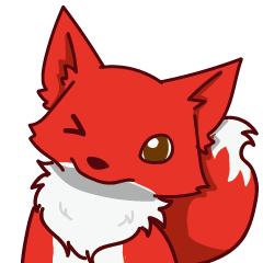 [LINEスタンプ] Little Fox ＆ its friend