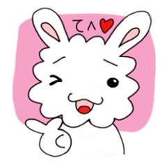 [LINEスタンプ] わたうさ