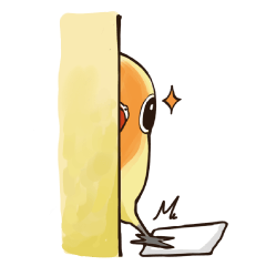 Naughty lovebird in Taiwan