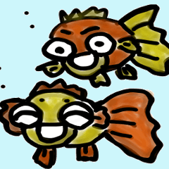 [LINEスタンプ] うちの金魚 2