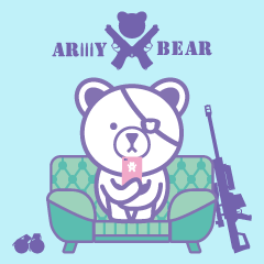 [LINEスタンプ] ARMY★BEARⅡ