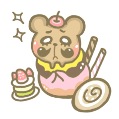 [LINEスタンプ] The Brownie Bear
