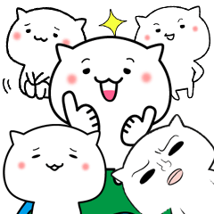 [LINEスタンプ] ましゅまろねこさんの日常