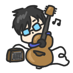 [LINEスタンプ] Guitar Boy