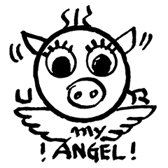 [LINEスタンプ] Pig Head 3.II More gizmos for recreation