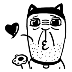 [LINEスタンプ] マーメイドおじさん猫