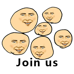 [LINEスタンプ] あかるい顔族