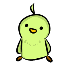 [LINEスタンプ] Leaf bird