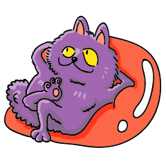 [LINEスタンプ] Candy cat QQ