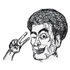 [LINEスタンプ] Mr.Afroman