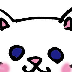 [LINEスタンプ] 白猫にゃんこスタンプ