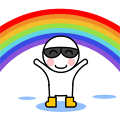 [LINEスタンプ] グラサンしろー7 【夏編】