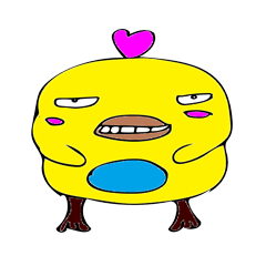 [LINEスタンプ] Chicken Yellow