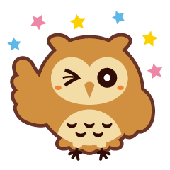 [LINEスタンプ] ミミズクの「みずっくん」