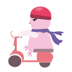 [LINEスタンプ] Pink Pigeon