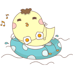 [LINEスタンプ] Khai Yhoi, the funny chick