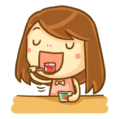 [LINEスタンプ] Merilyn the Sweet Girl