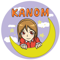 [LINEスタンプ] Kanom Cute Girl