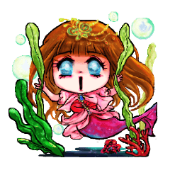 [LINEスタンプ] Mermaids World