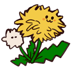 [LINEスタンプ] たんぽぽタンと愉快な仲間たち