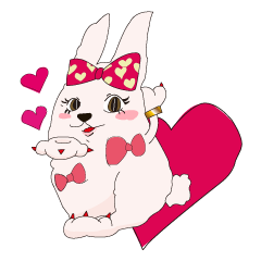 [LINEスタンプ] ネコ兎