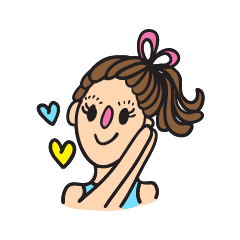 [LINEスタンプ] Pink Nose V2