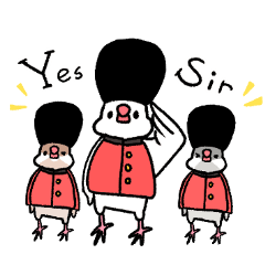 [LINEスタンプ] Little Birds Party (English)