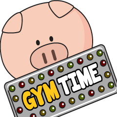 [LINEスタンプ] MugMug GYM Life