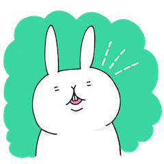 [LINEスタンプ] うさはしさんの毎日の画像（メイン）