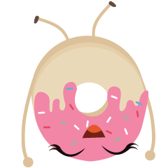 [LINEスタンプ] Donat unyu 