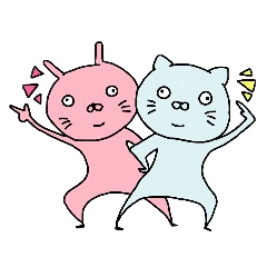 [LINEスタンプ] ふわもちうさぎ 