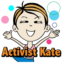 [LINEスタンプ] Activist KATE