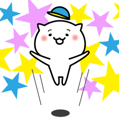 [LINEスタンプ] うごく！ましゅまろねこさんの日常