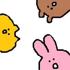 [LINEスタンプ] めずらしい苗字のひとたち