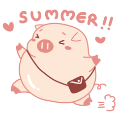 [LINEスタンプ] My Cute Lovely Pig, The Ninth Story
