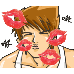 [LINEスタンプ] Strongman : Have A Good Day