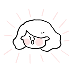 [LINEスタンプ] little cute face