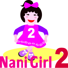 [LINEスタンプ] Nani gril 2