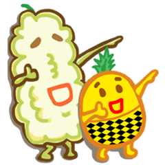 [LINEスタンプ] Bitter Pineapple's daily life