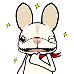 [LINEスタンプ] フレンチブルドック クリーム