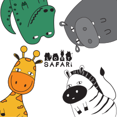 [LINEスタンプ] Safari Squad