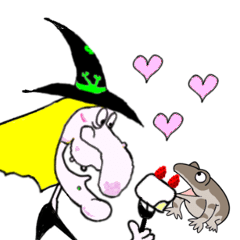 [LINEスタンプ] Animated Stickers of Yawna the Witchの画像（メイン）