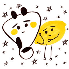 [LINEスタンプ] パンダとレモンの日常