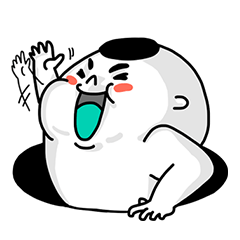 [LINEスタンプ] Ghost come！ but do not tell you