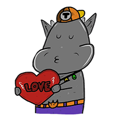 [LINEスタンプ] Toffy Love U 