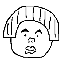 [LINEスタンプ] おもわず笑っちゃうブスカワイイ子 