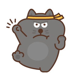 [LINEスタンプ] Jiggling Cat 