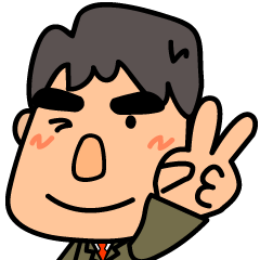 [LINEスタンプ] 普通にマジメな男です