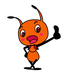 [LINEスタンプ] Happy little ant